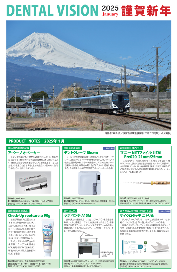 シエン社 | 歯科医事新聞 with Dental Vision／2025年1月号