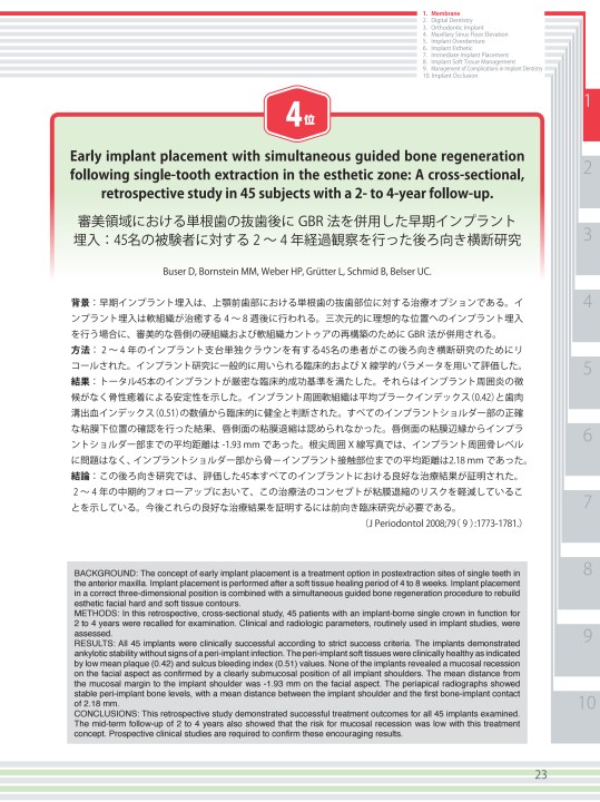 今読むべきインパクトの高いインプラント80論文&88症例 インパクトの高いインプラント100論文＆80症例