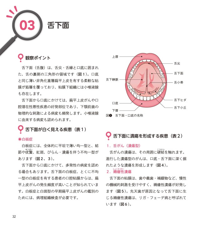 ビジュアルでわかる！口腔粘膜疾患の観察POINT