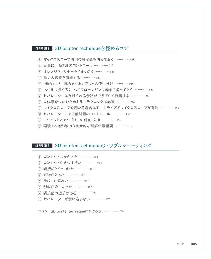 脱マトリックス！フリーハンドのII級窩洞CR充填 3D printer